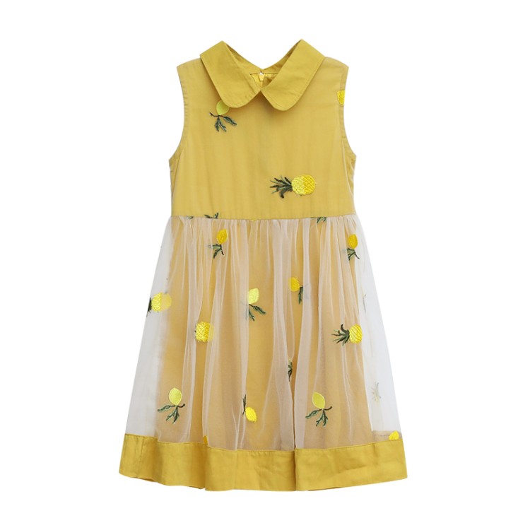Yellow pineapple skirt