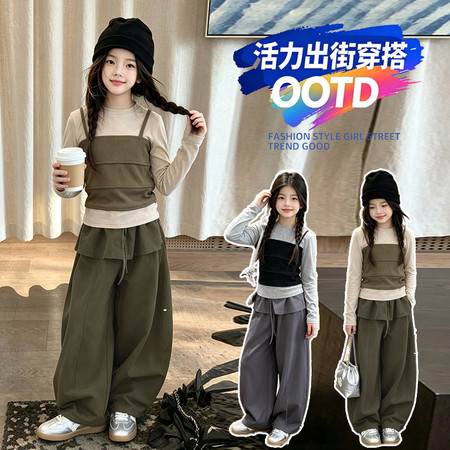 星洛萌贝&星洛萌贝&假两件屁帘套装QT689
