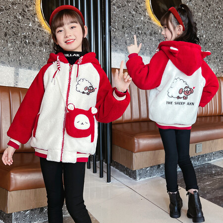 青青童年&青青童年&C702羊了个羊加厚毛毛衣过年服