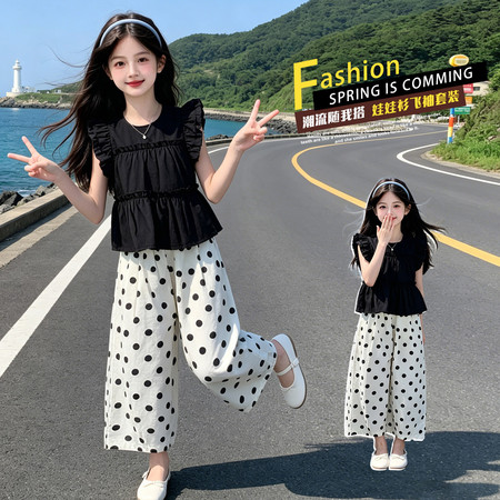 童趣屋&童趣屋&02款波点套装