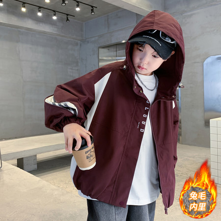 嘟吧嘟网供&嘟吧嘟网供&8819款中兔毛加厚派克服