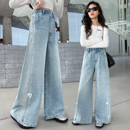 潼欣贝迪&潼欣贝迪&9007款女童牛仔裤