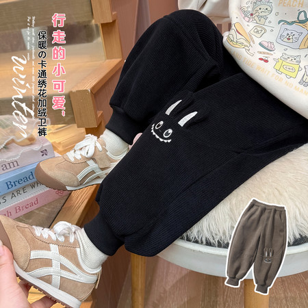 叮叮猫童装&叮叮猫童装&兔耳朵加绒裤