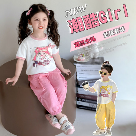 妮哆熊&妮哆熊&2025美少女速干工装裤套装现货