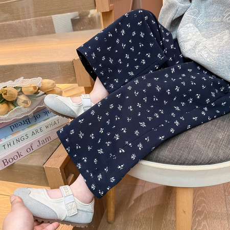 妮哆熊&妮哆熊&08款纯棉印花百搭裤