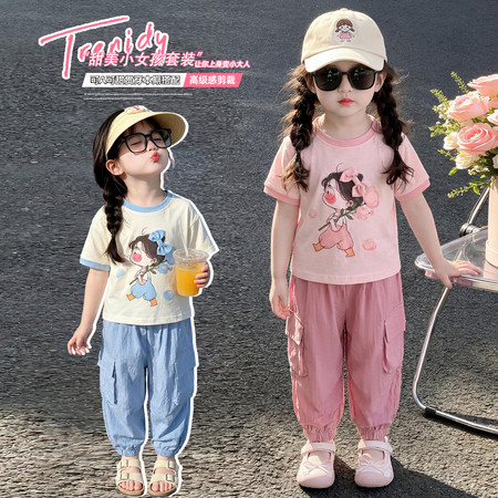 妮哆熊&妮哆熊&妮哆熊夏款小女孩套装