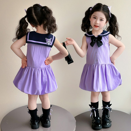 班小甜&班小甜&海军领花苞裙