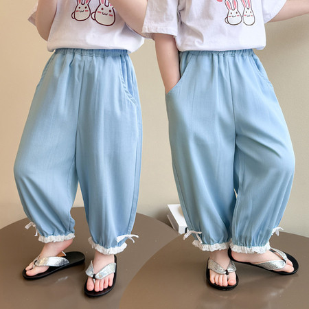 班小甜&班小甜&仿天丝防蚊裤子