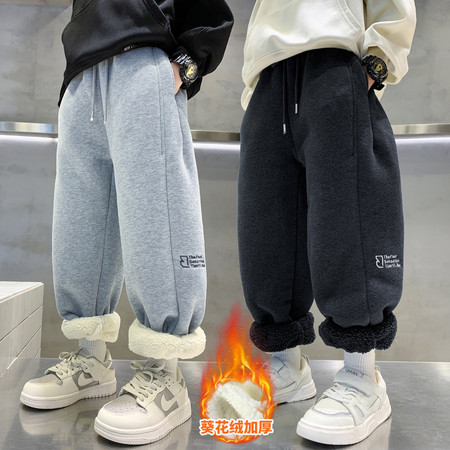 衣言衣诺&衣言衣诺&25037葵花绒卫裤