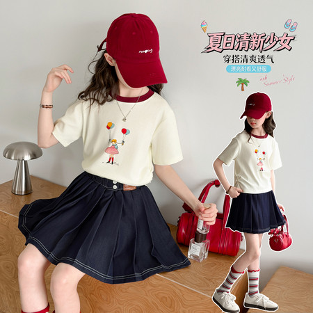 恬朵&恬朵&2611韩版时髦气质套装内有安全裤