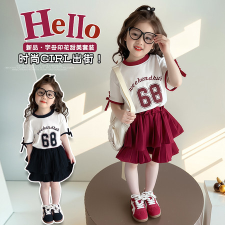 秋果果&秋果果&6207百褶裙夏季套装