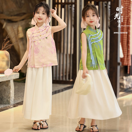 麦麦潮品&麦麦潮品&K815高端中式国风背心套装