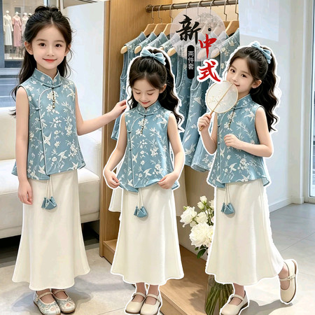 麦麦潮品&麦麦潮品&MM26009金竹飞燕国风套装