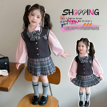 麦麦潮品&麦麦潮品&M2612学院风朱迪三件套