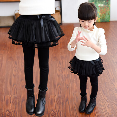 梦儿飞童装&梦儿飞童装&女童网纱裙裤