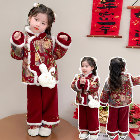 嘟嘟啦&嘟嘟啦&富贵花年服套装