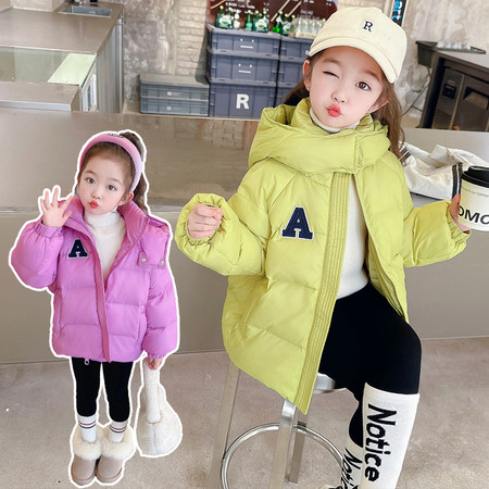 嘟嘟啦&嘟嘟啦&字母羽绒服