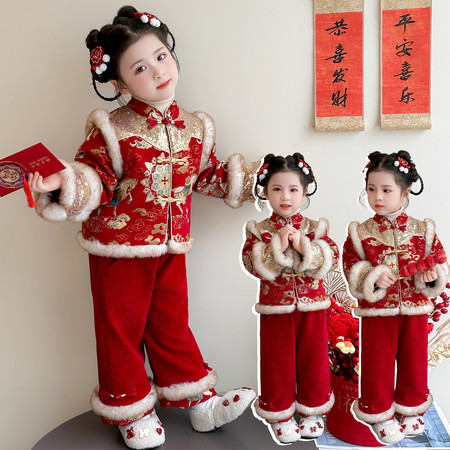 嘟嘟啦&嘟嘟啦&祥云马年服套装