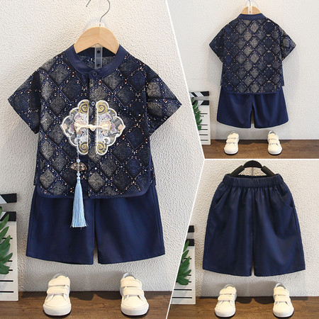 艾依诺&艾依诺&藏青色汉服带挂件2