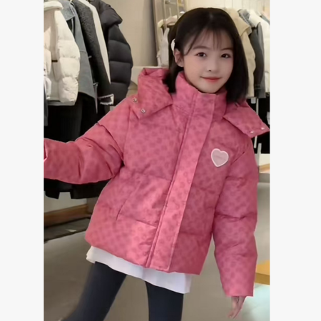小芒果&小芒果&爱心棉衣外套