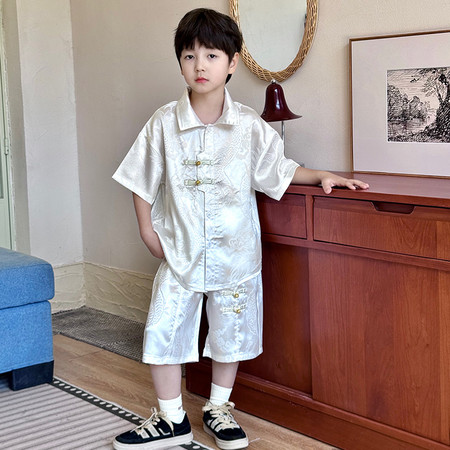 朝阳童&朝阳童&X717新中式汉服套装