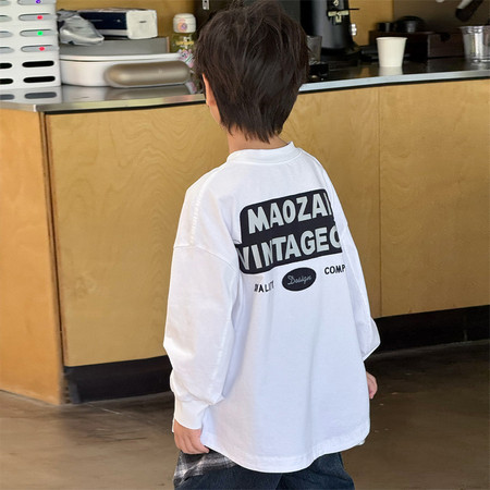 朝阳童&朝阳童&753印花字母T恤