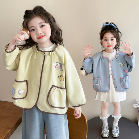 大童小爱童装&大童小爱童装&五角星口袋外套