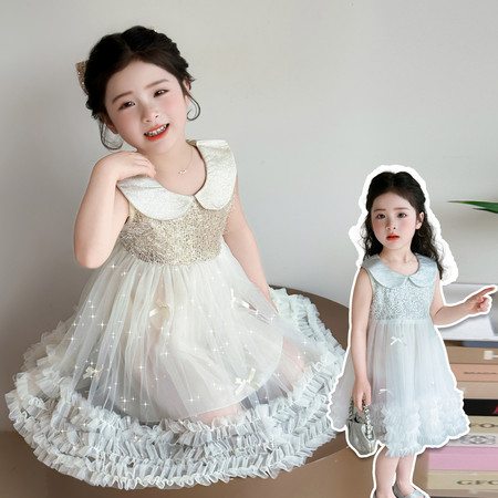 大童小爱童装&大童小爱童装&蝴蝶结连衣裙