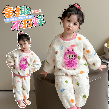 孩在&孩在&拉布布套头睡衣