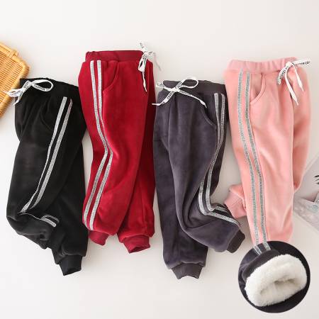 旺运兔&旺运兔&银狐绒加绒加厚裤子3层保暖