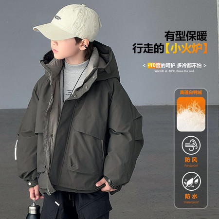 童兑&童兑&8746军绿羽绒服