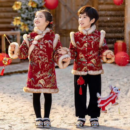 蛋崽崽&蛋崽崽&福鹿双全年服棉衣