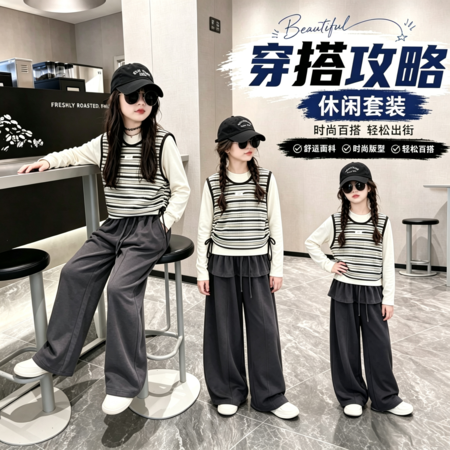 彩色城堡&彩色城堡&浅灰色条纹套装A2007款