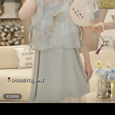 小木屋&小木屋&505新中式连衣裙套装