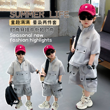 柒宝童装&柒宝童装&2603款工装套装