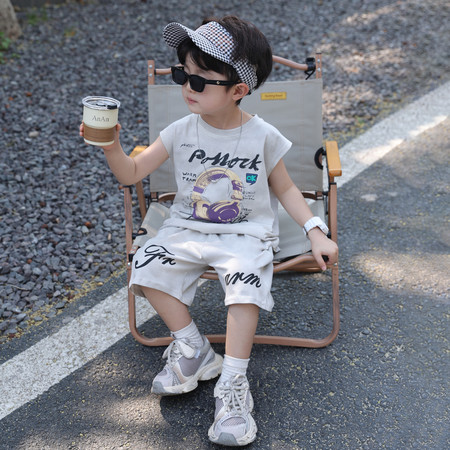 柒宝童装&柒宝童装&2601款耳机无袖