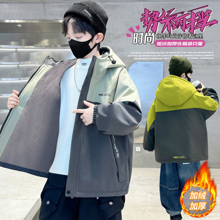 榴莲王子&榴莲王子&LLWZ25166加绒派克服