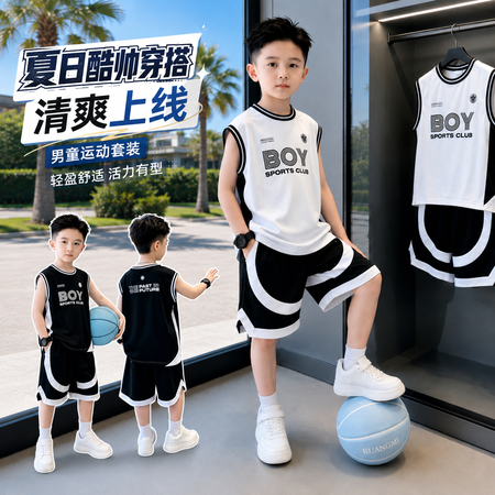 榴莲王子&榴莲王子&LLWZ26031冰丝篮球服