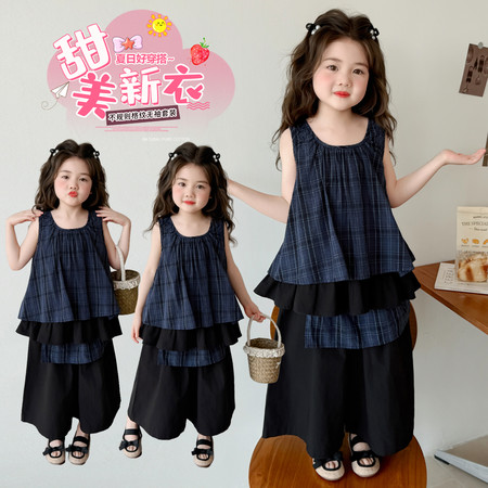 摩登娃娃&摩登娃娃&格子套装