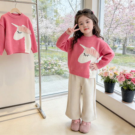 夹心糖&夹心糖&手工小马套头毛衣