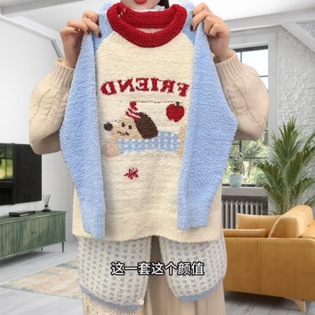 首秀130-180&首秀130-180&半边绒腊肠狗两件套