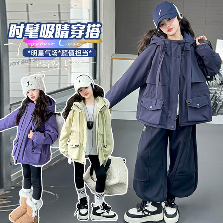 萱小主&萱小主&158002-1兔毛派克服