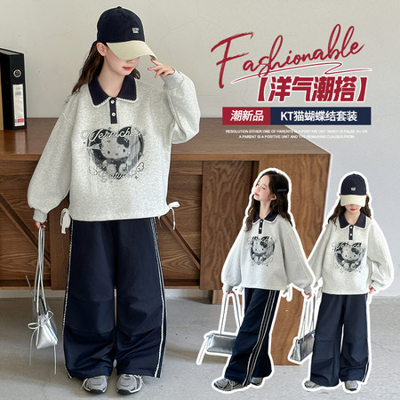 林熙小主&林熙小主&LX023KT猫蝴蝶结套装