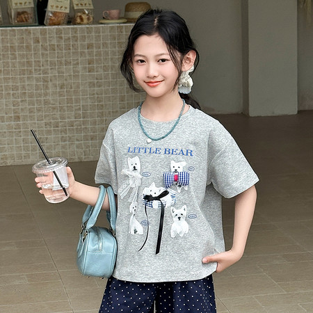 美纯&美纯&立体熊短袖