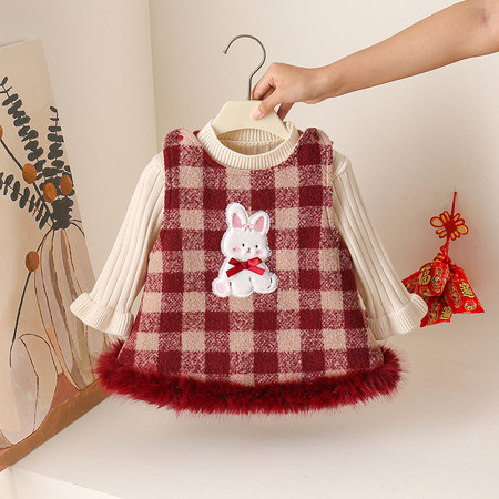 梦想鸟童装&梦想鸟童装&625148敦敦兔毛衣套裙