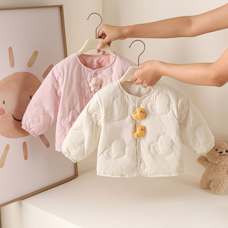 梦想鸟童装&梦想鸟童装&625139小鸭花朵羽绒外套