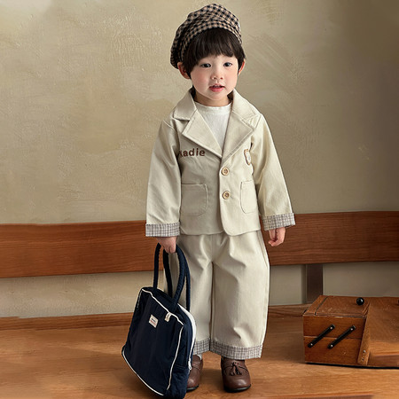 梦想鸟童装&梦想鸟童装&626065韩系西装套装