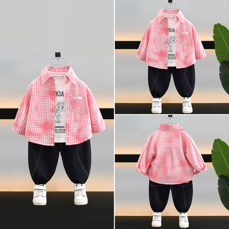 葡萄柚&葡萄柚&pty2512粉色衬衫-平拍