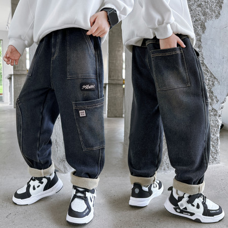 诗奴小班&诗奴小班&2535口袋牛仔长裤