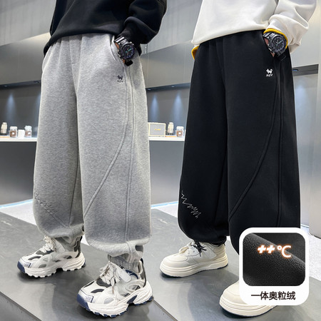 豆豆杰尼&豆豆杰尼&2151电波刺绣卫裤